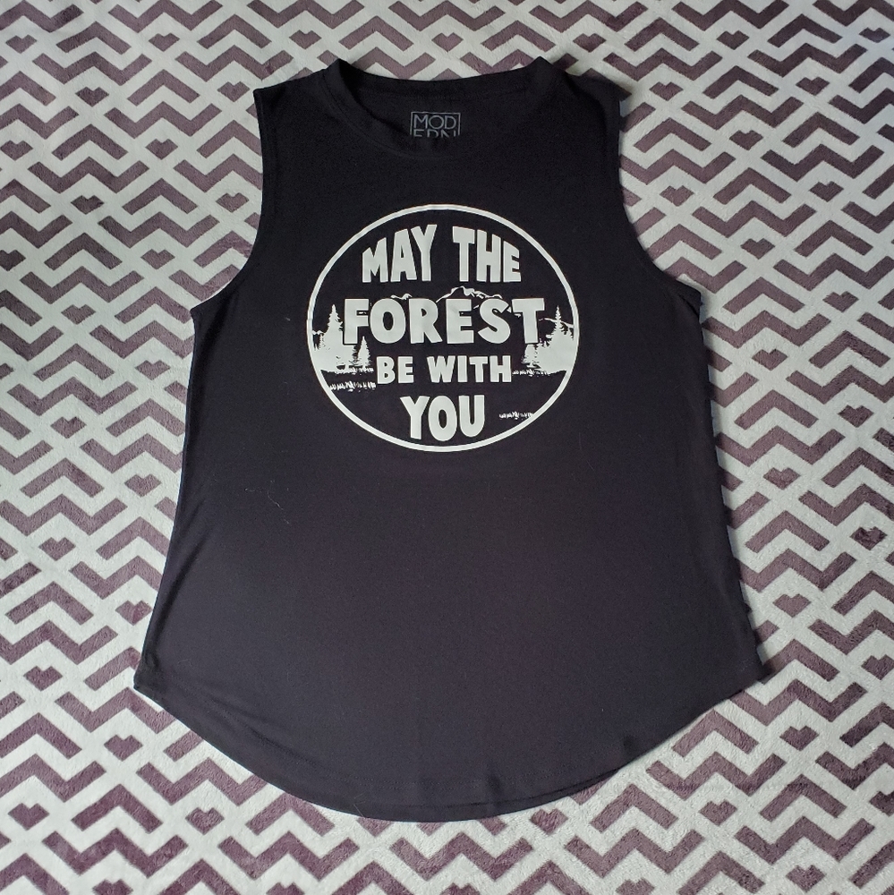 May the Forest be with You Flowy Tank Top
